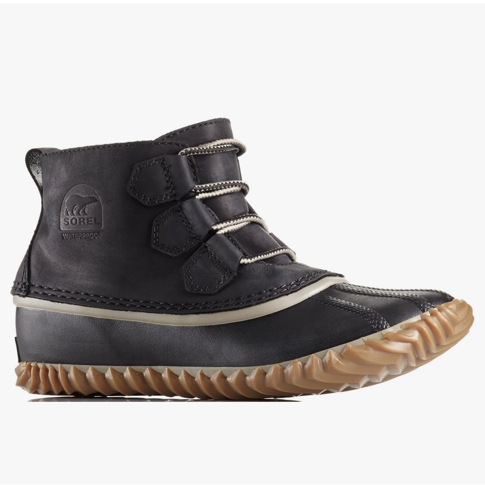 Sorel womens Sorel Women's Out N About Leather Rain Snow Boot Snow Boot